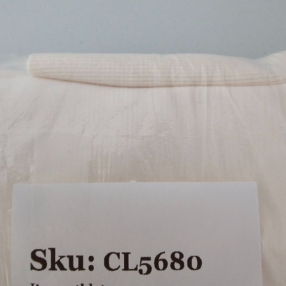 Athleta Retroterry Sweatshirt Womens 3X Cream Sleeveless V-Neck Shirt Active - Picture 11 of 11